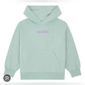 NWT HUNDRED PIECES Mint Green Kids California Hoodie